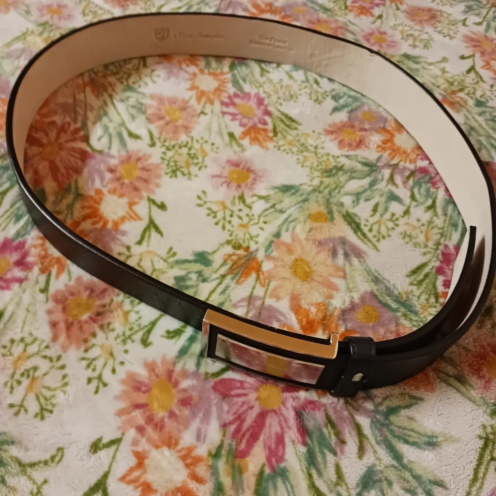 Tonino Lamborghini Genuine Leather Belt Good Condition